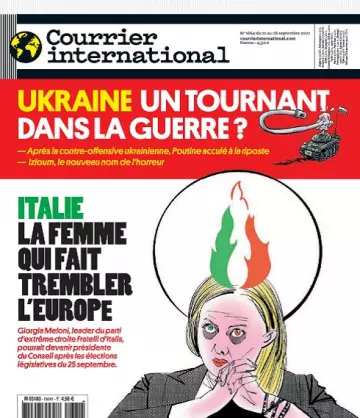 Courrier International N°1664 Du 22 au 28 Septembre 2022  [Magazines]