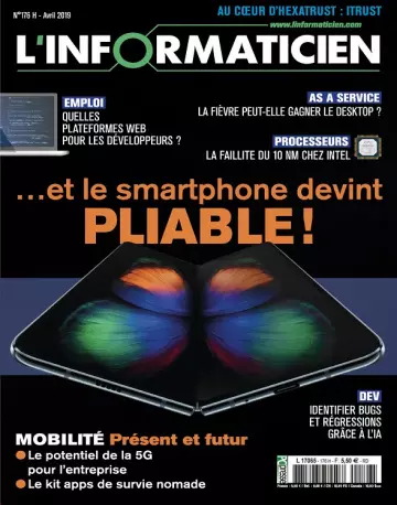 L’Informaticien N°176 – Avril 2019  [Magazines]