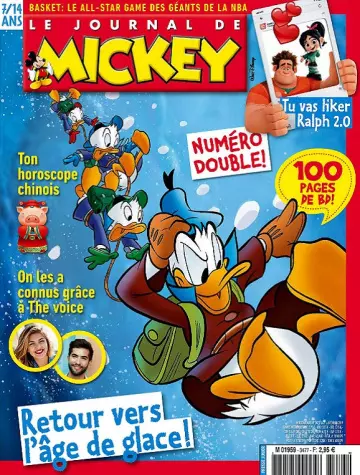 Le Journal De Mickey N°3477-3478 Du 6 Février 2019  [Magazines]