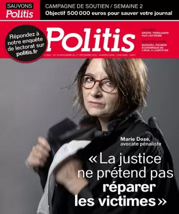 Politis N°1681 Du 25 Novembre 2021  [Magazines]