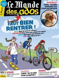 Le Monde des Ados - 4 Septembre 2024  [Magazines]