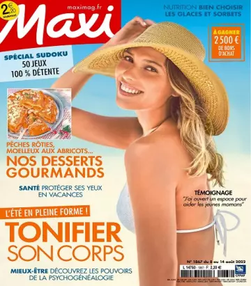 Maxi N°1867 Du 8 au 14 Août 2022  [Magazines]