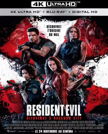 Resident Evil : Bienvenue à Raccoon City  [WEB-DL 4K] - MULTI (FRENCH)